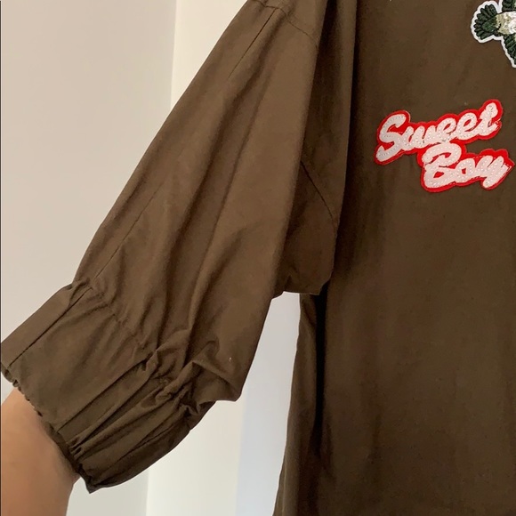 Zara // shirt with patches - Picture 5 of 6